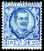 Italy 1926 1l25 fine mint original gum no thins.
