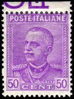 Italy 1928 50c fine mint original gum no thins.