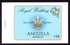 Anguilla 1981 Royal Wedding booket unmounted mint.