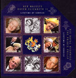 Ascension 2011 Queen Elizabeth a Lifetime of Service 1st souvenir sheet unmounted mint.