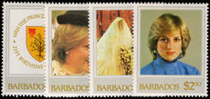 Barbados 1982 21st Birthday of Princess of Wales unmounted mint.