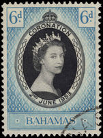 Bahamas 1953 Coronation fine used.