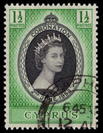 Cyprus 1953 Coronation fine used.