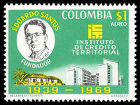 Colombia 1970 Territorial Credit Institute unmounted mint.