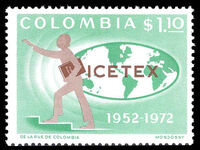 Colombia 1972 Credit and Technical Training Abroad unmounted mint.