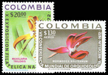 Colombia 1972 World Orchid-growers Congress unmounted mint.