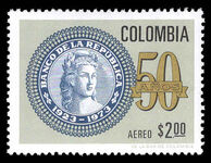 Colombia 1973 Republican Bank unmounted mint.