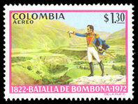 Colombia 1973 Battle of Bombona unmounted mint.