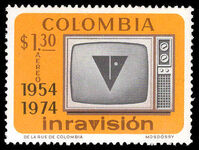 Colombia 1974 Inravision unmounted mint.