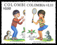 Colombia 1974 Christmas unmounted mint.