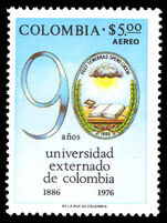 Colombia 1976 Colombia University unmounted mint.