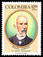 Colombia 1976 Miguel Samper unmounted mint.