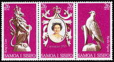 Samoa 1978 25th Anniv of Coronation strip unmounted mint.