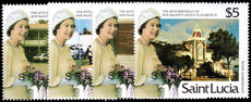 St Lucia 1986 60th Birthday of Queen Elizabeth II (2nd issue) unmounted mint.