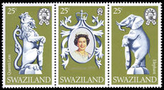 Swaziland 1978 25th Anniv of Coronation strip unmounted mint.