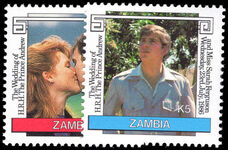 Zambia 1986 Royal Wedding unmounted mint.