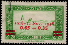 Algeria 1938 Armistice Day fine used.