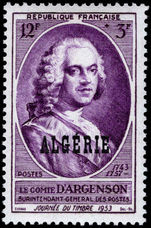 Algeria 1953 Stamp Day unmounted mint.