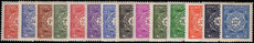 Algeria 1947-55 Postage Dues lightly mounted mint.