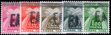 Algeria 1962 Postage Due set unmounted mint.