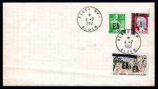 Algeria 1962 handstamps on first day cover.