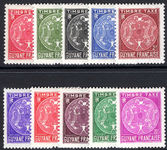 French Guiana 1947 Postage due set fine lightly mounted mint.