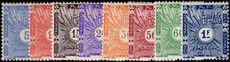 French Somali Coast 1915 Postage Due set fine lightly mounted mint.