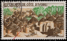 Ivory Coast 1968 Senoufo village fine used.