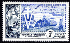 New Caledonia 1954 Liberation unmounted mint.