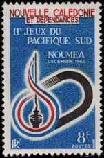 New Caledonia 1966 South Pacific Games publicity unmounted mint.
