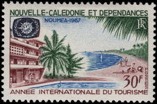 New Caledonia 1967 International Tourist Year unmounted mint.