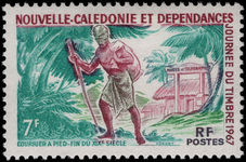 New Caledonia 1967 Stamp Day unmounted mint.