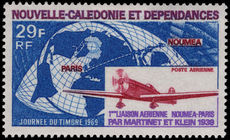 New Caledonia 1969 Stamp Day fine lightly mounted mint.