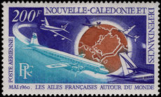 New Caledonia 1970 Around the World air service unmounted mint.