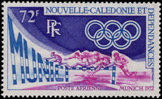 New Caledonia 1972 Olympic Games fine lightly mounted mint.