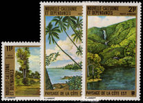 New Caledonia 1973 Landscapes of the East Coast fine lightly mounted mint.