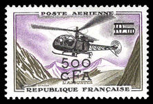 Reunion 1961-67 500f Helicopter lightly mounted mint.