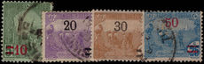 Tunisia 1923-25 provisional set fine used (30c m).