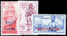 Wallis and Futuna 1941 Empire Defence lightly mounted mint.