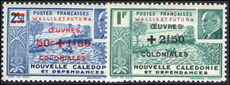 Wallis and Futuna 1944 Oeuvres Coloniales lightly mounted mint.