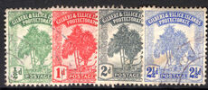 Gilbert & Ellice Islands 1911 Pandanus Pine set fine used.