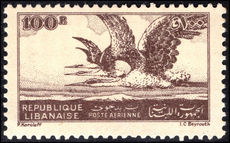 Lebanon 1946 Grey Herons 100r unmounted mint.