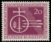West Germany 1955 Battle of Lechfeld unmounted mint.