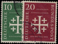West Germany 1956 Evangelical Church fine used.