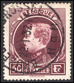 Belgium 1929 5f bright purple Malines printing fine used.