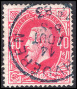 Belgium 1869-80 40c rosine fine used.
