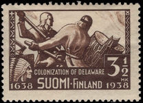Finland 1938 Scandinavian Settlement in America lightly mounted mint.