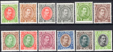 Iceland 1931-37 set (1e no wmk) fine lightly mounted mint.