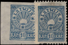 Latvia 1919 North Latvia mounted mint.