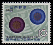 Japan 1965 75th Anniv of National Suffrage unmounted mint.